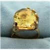 Image 1 : Unique Hand Holding 7ct Citrine Gemstone Ring