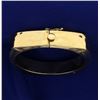Image 3 : Unique Hand Crafted Hinged Bangle Bracelet