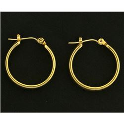 Gold Hoop Earrings