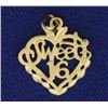 "Sweet 16" Pendant/Charm