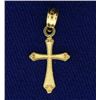 14k Gold Cross Charm or Pendant