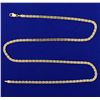 Italian Made 20 3/4 Inch Anchor or Mariner Link Neck Chain