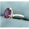 Image 2 : Pink Topaz and CZ Ring