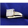 Image 2 : 1/2 ct TW Invisible Set Diamond Ring