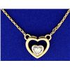 Image 1 : Heart Diamond Necklace