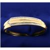 Image 1 : Diamond Bangle Bracelet in 14k Yellow Gold