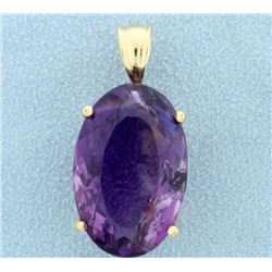 Over 15ct Amethyst Pendant