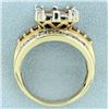 Image 3 : 2.5ct TW Chocolate Diamond and White Diamond Ring