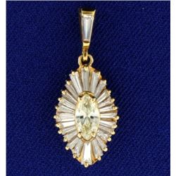 2ct TW Diamond Pendant