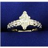 Image 1 : 1 1/2 ct TW Marquise Diamond Ring