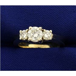 Three Stone 1 1/4ct TW Diamond Ring