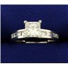 Image 1 : 1.75ct TW Princess Diamond Ring