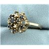 Image 2 : Diamond and Natural Sapphire Ring