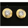 Image 1 : CZ Gemstone Gold Earrings