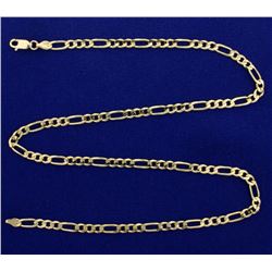 18 Inch Figaro Style Neck Chain