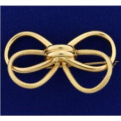 Knotted Bow Pin