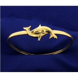 Dolphin Bangle Bracelet