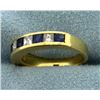 Image 2 : Sapphire and Diamond Stackable Band Ring