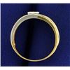 Image 3 : White and Yellow Gold Diamond Band Ring