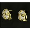 Image 2 : Diamond Designer Earrings in 14k Gold