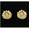 Image 3 : Akoya Natural Pearl Cluster Earrings in 14k Gold