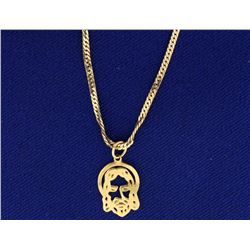 Jesus Pendant and Chain