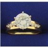 Image 1 : 2 3/4ct TW Diamond Engagement Ring