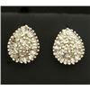 Image 1 : Diamond Baguette and Round Diamond Earrings