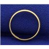 Image 2 : Midi or Child Baby Ring Band Ring in 14k Gold