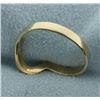 Image 4 : Abstract Modern Design Stacking Ring in 14k Yellow Gold