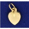 Image 1 : Small Heart Charm in 14k Gold