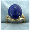 Image 1 : Lapis Solitaire Ring in 14k Gold