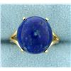 Image 2 : Lapis Solitaire Ring in 14k Gold