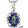 Image 2 : Ocean Mystic Topaz Earring and Pendant 7.5 CTW Set in Sterling Silver