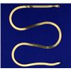 Image 1 : 18 Inch Herringbone Necklace in 14k Gold