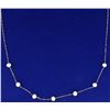 Image 2 : 18 Inch Pearl Necklace in 14k Gold