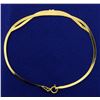 Image 2 : Italian Made Heart Bracelet in 14k Gold