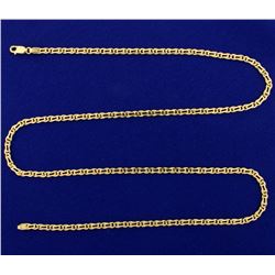 Italian Made 24 Inch Neck Chain in 14k Gold