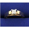 Image 1 : Princess Cut Diamond Solitaire Engagement Ring
