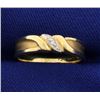 Image 1 : Unique Diamond Band Ring in 14k Gold