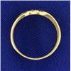 Image 3 : Unique Diamond Band Ring in 14k Gold