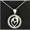 Image 1 : Mother and Child 1/4 Ct TW Diamond Pendant and Chain