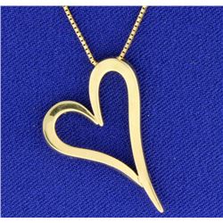 Heart Pendant on Chain