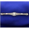 Image 1 : Vintage Filigree Diamond Pin