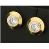 Image 2 : CZ Gemstone Gold Earrings