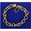 Image 1 : Interlocked Chain Charm Bracelet