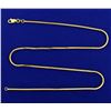 Image 1 : 18 1/4 Inch Snake Link Neck Chain