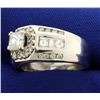 Image 2 : Men's 2 1/2ct TW Princess Cut Diamond Ring