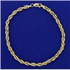 Image 1 : 8 1/2 Inch Rope Style Bracelet