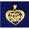 Image 1 : "I Love My Grandkids" Pendant/Charm
